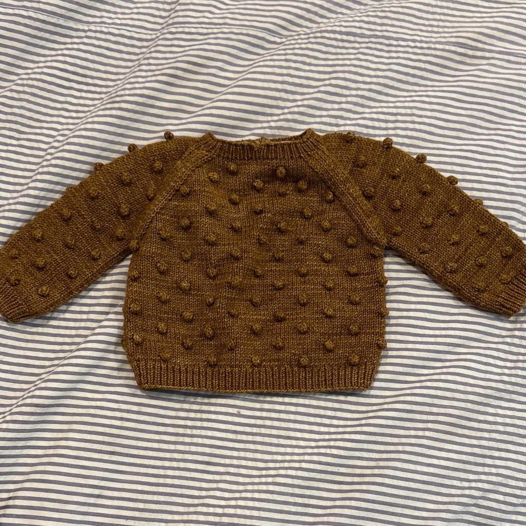 Misha And Puff Cozy Brown Knit Sweater